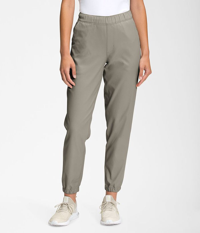 The North Face Pants City Standard High-Rise Jogger Grey - Womens - Thailand AIQXY-5627